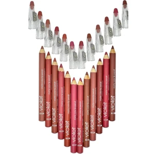 Dudak Kalemi Matte Color Lipstick Jumbo Kalın Kalem Ruj Waterproof 12LI Set