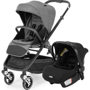X-Go Plus Silver Travel Bebek Arabası Koyu Gri
