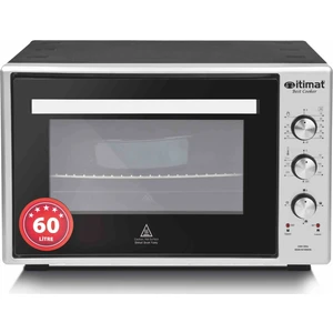 Itimat 8062 60LT Inox Köşeli Fırın