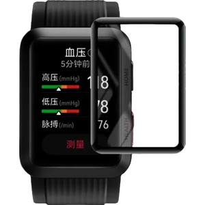 Novstrap Huawei Watch D ile Uyumlu Ekran Koruyucu Film Nano Esnek Cam Tam Kaplayan Ppm