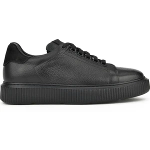 Ziya, Erkek Hakiki Deri Sneaker 1331026Z2049 Siyah