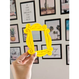 Alvina Atölye Friends Monica Kapı Deliği Çerçevesi 15CM - Kapı Süsü - Bioplastik
