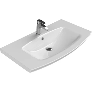 Turkuaz Seramik Plus 90 cm Etajerli Lavabo