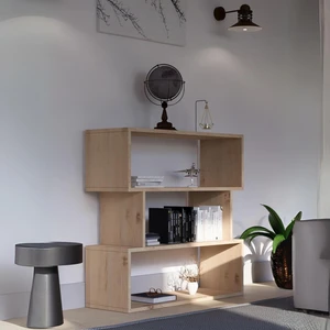 İda Wooden Lexa Çok Amaçlı Modern Kitaplık ve Raflı Kitaplık - 3 Raflı 3 Katlı 88 cm