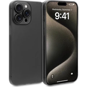 M.TK Moveteck Iphone 15 Pro Kılıf Kamera Korumalı Ultra Ince Sert Hayalet Slim Kapak Buzlu Parmak Izi Yapmaz