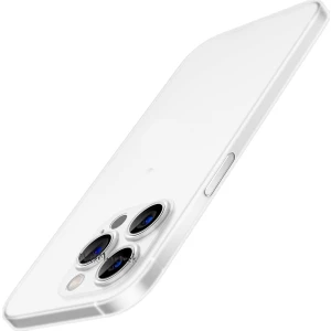 M.TK Moveteck Iphone 15 Pro Max Kılıf Kamera Korumalı Ultra Ince Sert Hayalet Slim Kapak Buzlu Parmak Izi Yapmaz