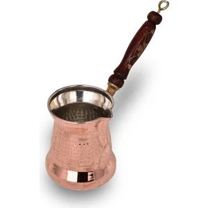 Premium Collection Roman Bakır Cezve 450ML Ahşap Kulp