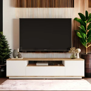 Robin Home Tv Ünitesi Televizyon Sehpası Tv Sehpası 180CM  Beyaz