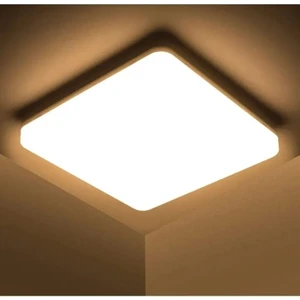 Vies Teknoloji Moder Tavana Sıfır LED Avize 24W 3200K Gün Işığı Ev Ofis Wc Aydınlatm Armatürü