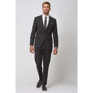 ALTINYILDIZ CLASSICS Erkek Siyah Regular Fit Rahat Kesim Siyah Takım Elbise