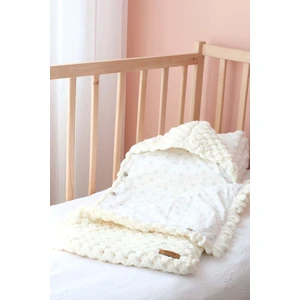 Bebek Uyku Tulumu 0-12M Krem Unisex Alize İp Örgü Doğal Pamuklu Kumaş Yenidoğan Yumuşak Yatak Organik Sertifika