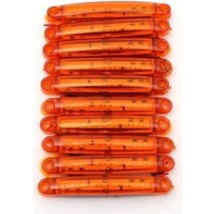 Akfar Otomotiv Parmak LED 9 Ledli Yan Lamba (12 ve 24 Volt ile Çalışır) (10 Adet)