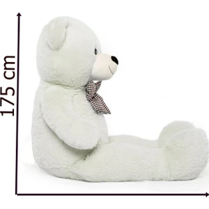 175 cm Papyonlu Dev Boy Peluş Ayı - % 100 Yerli