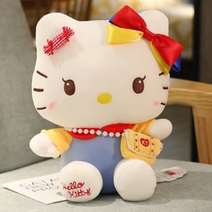 Hello Kitty Kedi Peluş Oyuncak Kızlar İçin Doğum Günü  650G30Cm (Yurt Dışından)