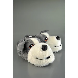 Sempatik Köpek Figürlü Erkek Bayan Hayvanlı Panduf