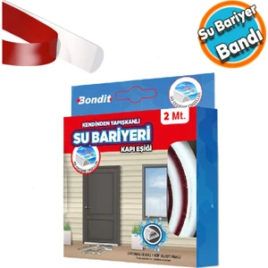Su Bariyeri Kapı Altı Sızdırmaz Su Tutucu Yapışkanlı Slikon Bant Bandı 2 Metre BND01020015