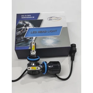 H11 LED Xenon 3 Renk Şimşek Etkili LED Xenon Çakarsız Mavi-Sarı Beyaz