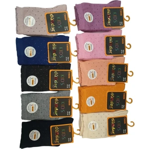 Plus Kız Çocuk Modal Soket 23-25 Numara Açık Renkler 3 Yaş 9 Lu Paket