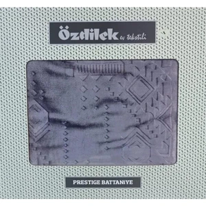 Prestige Koyu Gri Çift Kişilik Battaniye