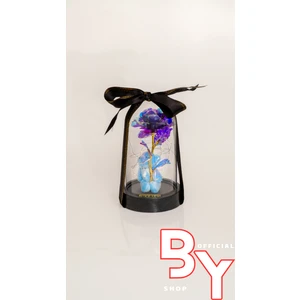 By Shopping Ayıcıklı Peri LED Işıklı Sonsuzluk Gülü Fanusu-Öğretmenler Günü Hediyelik-Dekoratif-Hediye-Sevgiliye