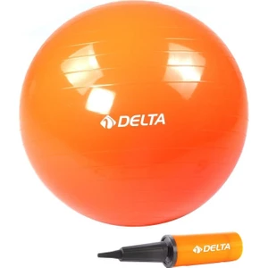 85 cm Turuncu Deluxe Pilates Topu ve Çift Yönlü Pompa Seti