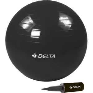 85 cm Siyah Deluxe Pilates Topu ve Çift Yönlü Pompa Seti