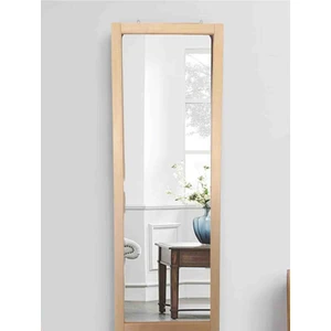 Doğal Ahşap Boy Aynası Duvar Aynası 130X45