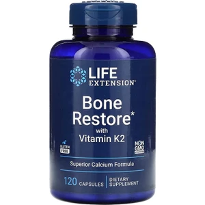 Life Extension Bone Restore With Vitamin K2 120 Capsules