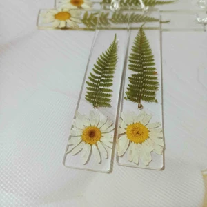 Lavanta Design Epoksi Kitap Ayracı Papatyalı