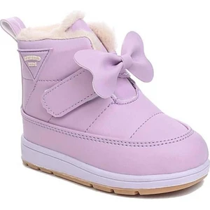 Kız Çocuk Bot Kürklü İç Tasarım Düz Topuklu Rahat Kullanım 22 Numaralı