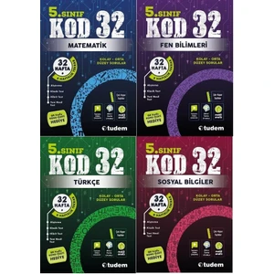 Tudem Yayınları 5. Sınıf KOD32 4'lü Set