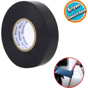 Eriyen Bant Su Altı Kablo Elektrik Elektrikçi Su Yalıtım İzolasyon Sızdırmaz Bandı 19X0,8X5 Metre