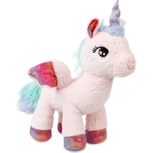 Oyuncak Peluş Kanatlı Unicorn 30 cm Pudra