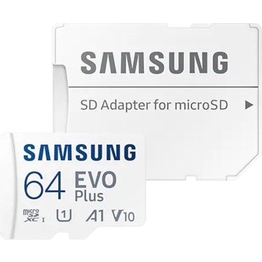 Samsung 64 GB Evo Plus Micro SDXC Hafıza Kartı UHS-I Fiyatı
