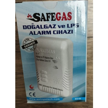 Safegas Sg-03 Gaz Alarm