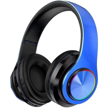 Koki B39 LED Işıklı Bluetooth Kulaklık Katlanabilir Kulaklık (Yurt