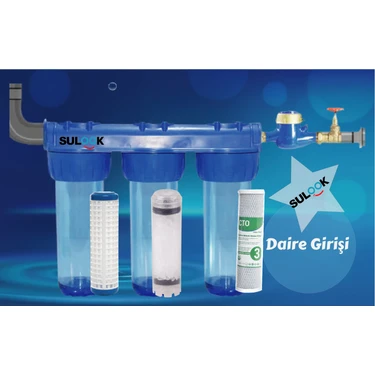 Daire Girişi Su Arıtma Silifoz Filtreli Tip
