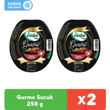 Pınar Gurme Dana Sucuk 250 g x 2