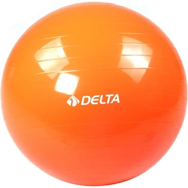 Delta 75 cm Dura-Strong Deluxe Turuncu Pilates Topu Tekil Kullanım Amacı ile Üst Düzey