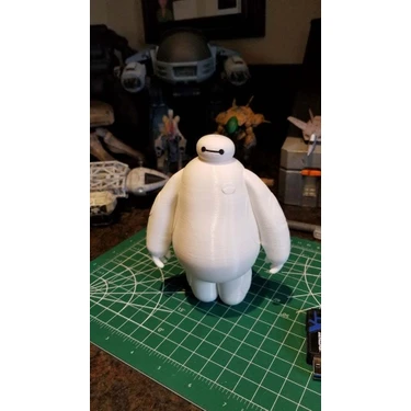 3duman 6 Süper Kahraman Baymax Figürü  Beyaz  10 x 15