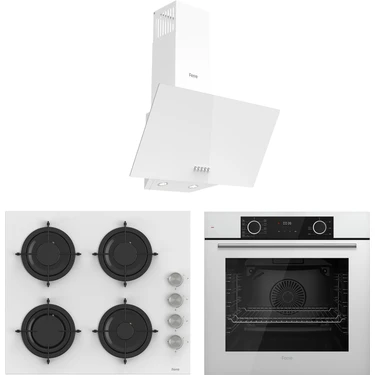 Ferre White Mila Fryart Ankastre Set