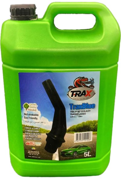 Aracınız İçin En İyisi T-Rax Traxblue Adblue Dizel Araçlar Için Emisyon Düşürücü Yakıt Katkısı 5 Litre