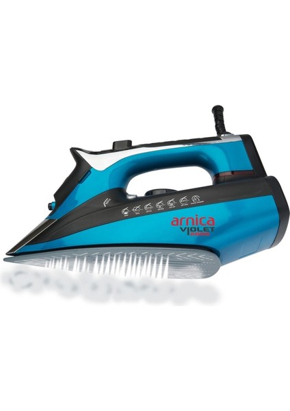 Violet 2600 Plus Şok Buharlı Ütü Mavi