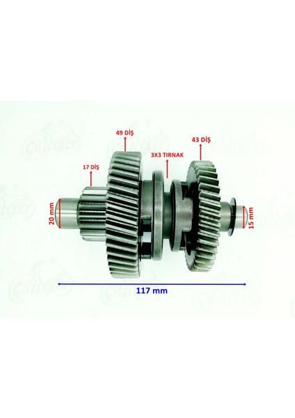 Atv Jumbo 200 Yön Dişli Seti