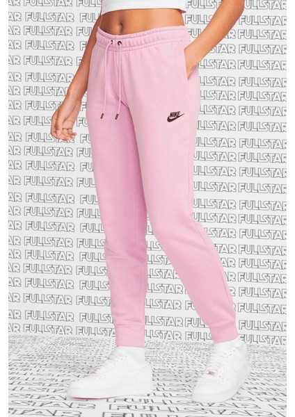 Sportswear Essential Fleece Sweatpant Kadın Pembe Eşofman Altı