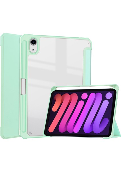 iPad Mini 6 2021 Kalem Yuvalı Darbeye Dayanıklı Tablet Kılıfı (Yurt Dışından)