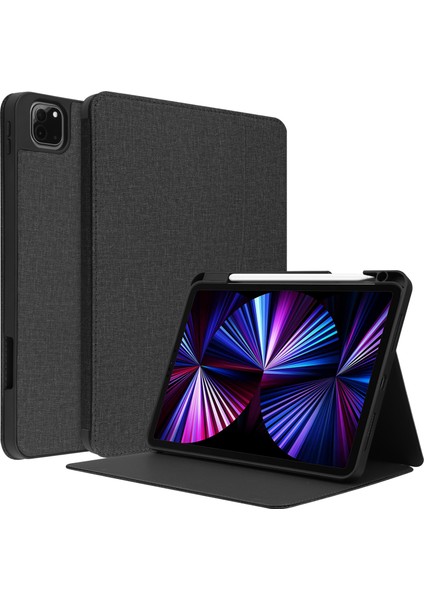 iPad 11 2021 Için Kalem Yuvalı Darbeye Dayanıklı Tablet Kılıfı (Yurt Dışından)
