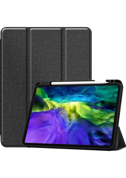 iPad Pro 11 2020/2018 Için Kalem Yuvalı Darbeye Dayanıklı Tablet Kılıfı (Yurt Dışından)