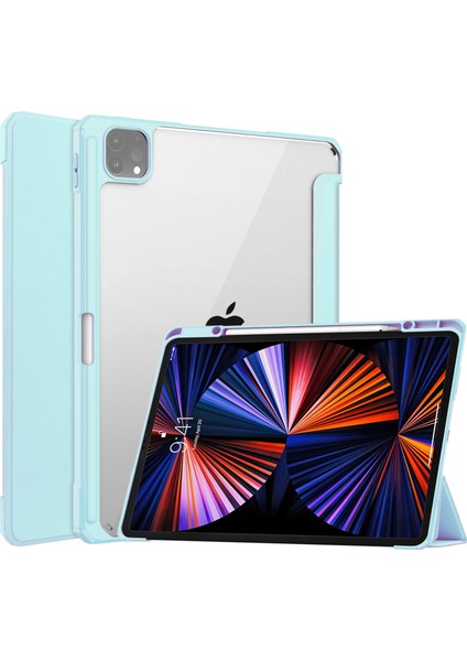 iPad Pro 12.9 Kalem Yuvalı Darbeye Dayanıklı Tablet Kılıfı (Yurt Dışından)