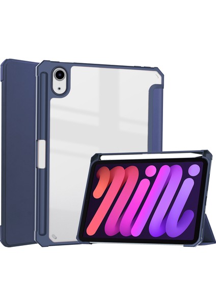 iPad Mini 6 2021 Kalem Yuvalı Darbeye Dayanıklı Tablet Kılıfı (Yurt Dışından)